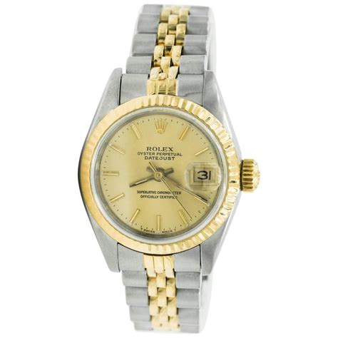 ladies rolex datejust two tone|ladies Rolex Datejust 1980s watch.